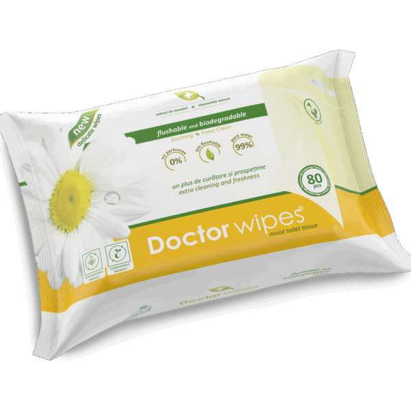 Dr. Wipes Musetel 80 buc Hartie igienica umeda fara capac 2x 1 1536x960 1