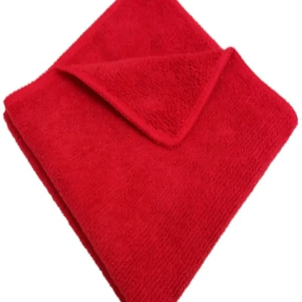 Set 10 LAVETE MICROFIBRA 300X300 RED /1 ,30x30 cm